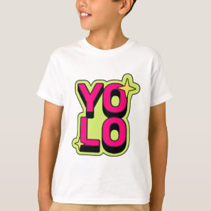 YOLO Funky Print T-Shirt