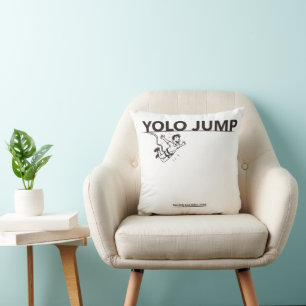 YOLO JUMP THROW PILLOW