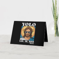 YOLO LOL JK BRB Jesus Funny Easter