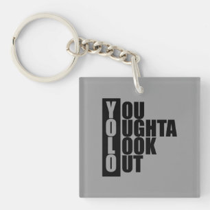 YOLO Vertical Box Keychain