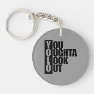 YOLO Vertical Box Keychain