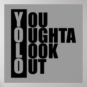 YOLO Vertical Box Poster