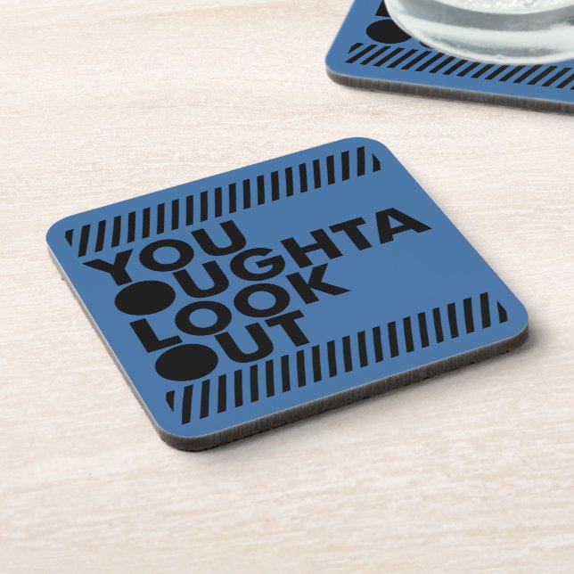 YOLO w/ Caution Coaster (Left Side)