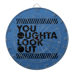 YOLO w/ Caution Dartboard