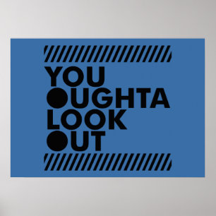 YOLO w/ Caution Poster