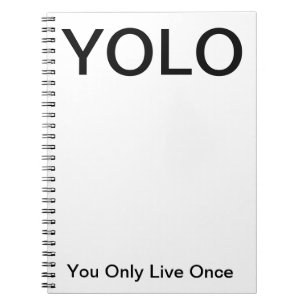 YOLO you only live once Notebook