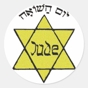 Yom Hashoah Classic Round Sticker