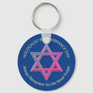  YOM HASHOAH Holocaust Remembrance Keychain