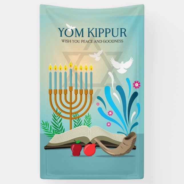 Yom Kippur Banner (Vertical)