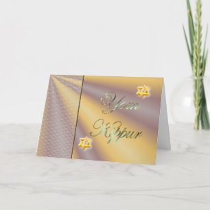 Yom Kippur Jewish Holiday Fasting Judaism Holy Day Card