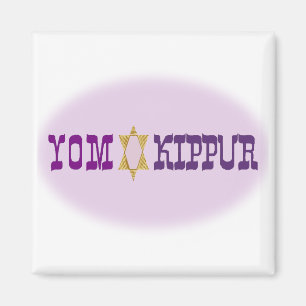 Yom Kippur & Star - Magnet