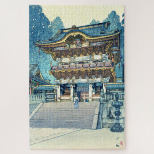 Yomeimon Gate, Hiroshi Yoshida, Woodcut Jigsaw Puzzle