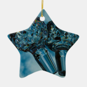 Yonder to the Crystal Blue Skies Ceramic Ornament