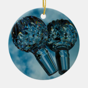 Yonder to the Crystal Blue Skies Ceramic Ornament