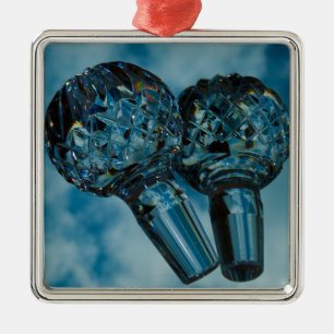 Yonder to the Crystal Blue Skies Metal Ornament