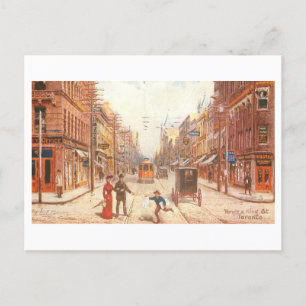 Yonge & King Streets Toronto Canada Vintage Postcard