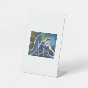 Yoni Whip-Stick Abstract Jeff Hankamer Artjunkhaus Pedestal Sign