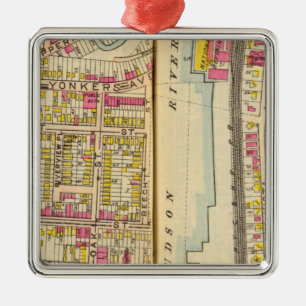 Yonkers, New York 14 Metal Ornament