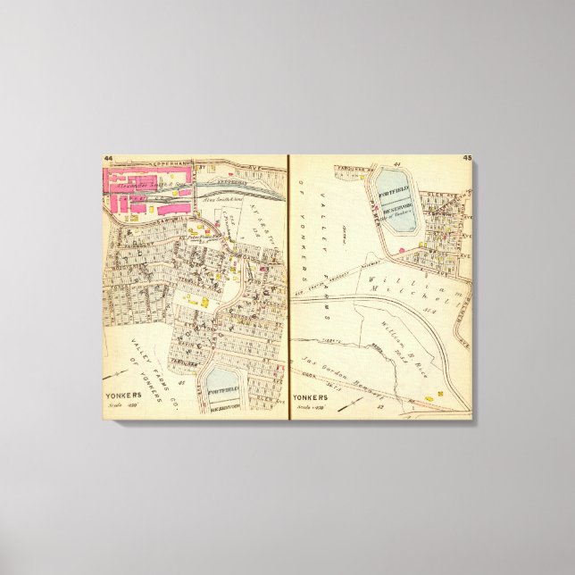 Yonkers, New York 15 Canvas Print (Front)