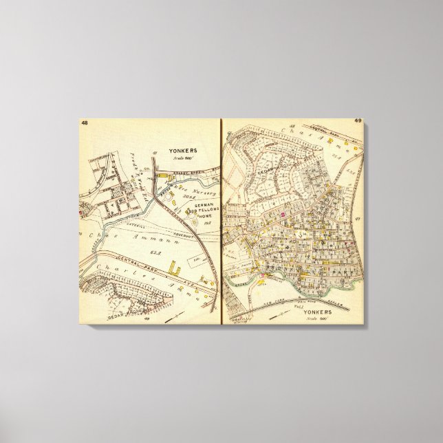Yonkers, New York 17 Canvas Print (Front)