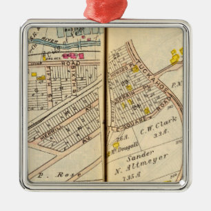 Yonkers, New York 2 Metal Ornament