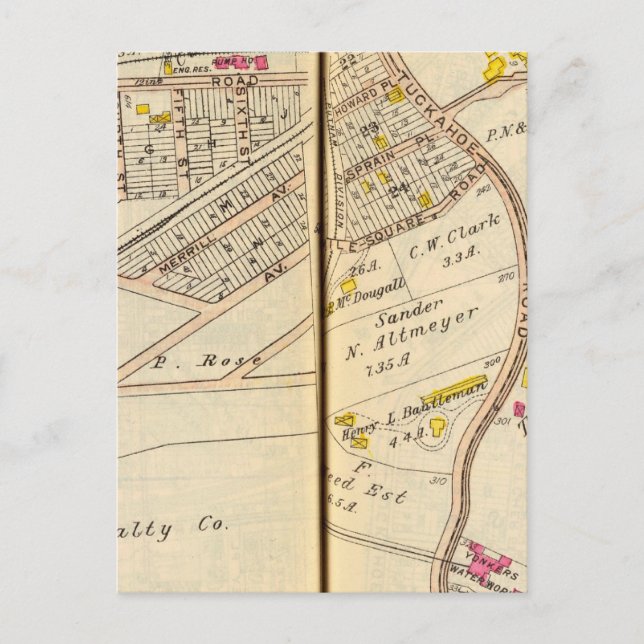 Yonkers, New York 2 Postcard (Front)