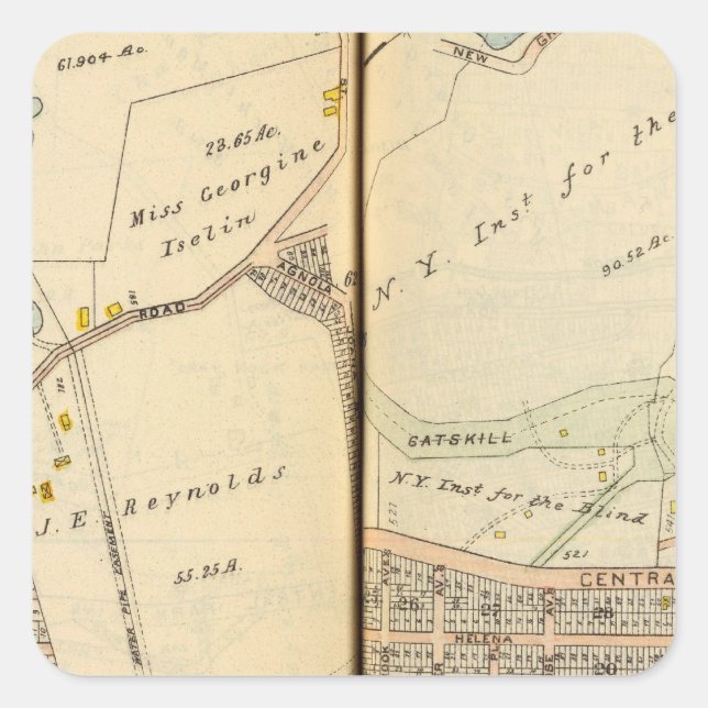 Yonkers, New York 2 Square Sticker (Front)