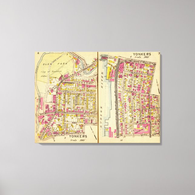 Yonkers, New York 5 Canvas Print (Front)