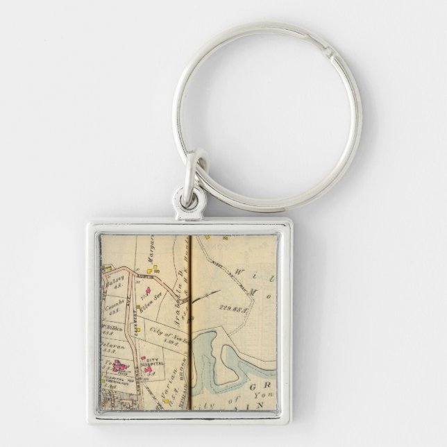 Yonkers, New York 9 Keychain (Front)