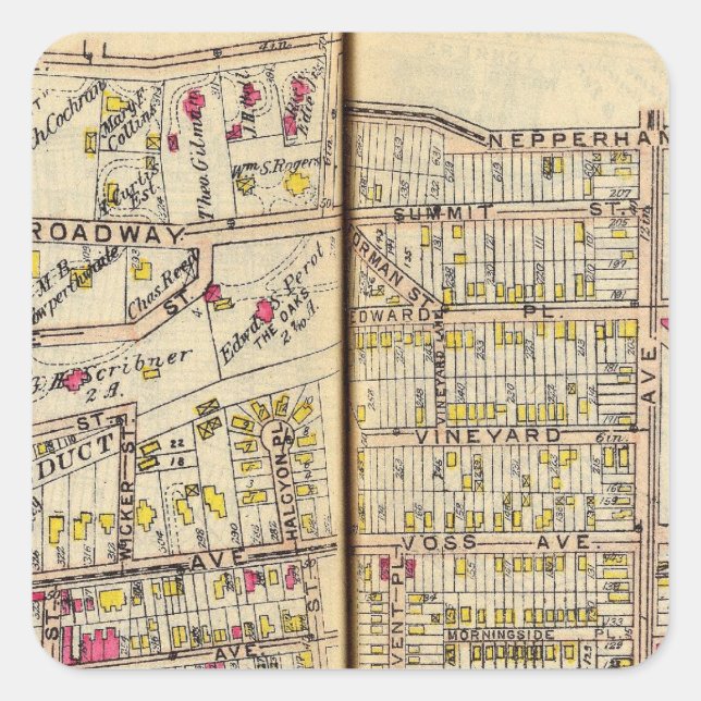 Yonkers, New York 9 Square Sticker (Front)