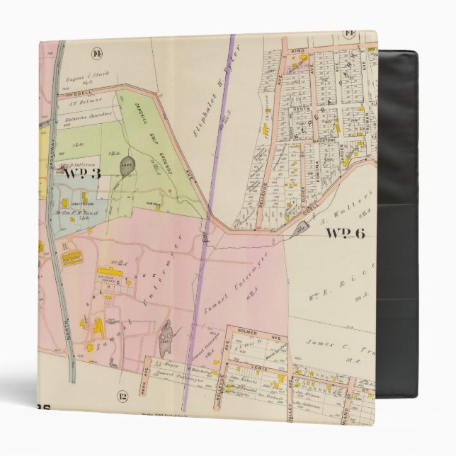 Yonkers New York Atlas Map Binder (Front/Inside)