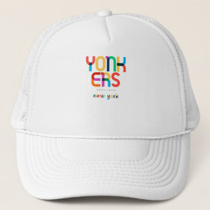 Yonkers New York Mid Century, Pop Art, Trucker Hat