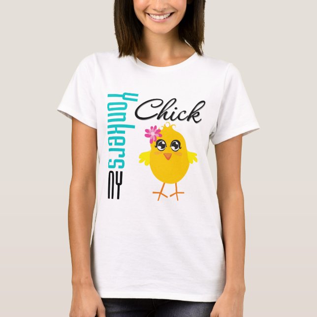 Yonkers NY Chick T-Shirt (Front)