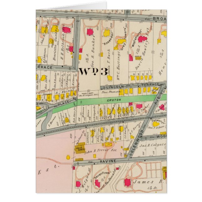 Yonkers NY Map (Front)