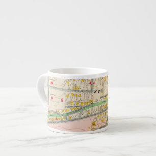 Yonkers NY Map Espresso Cup