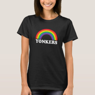 Yonkers Rainbow LGBTQ Gay Pride Lesbians Queer   T-Shirt