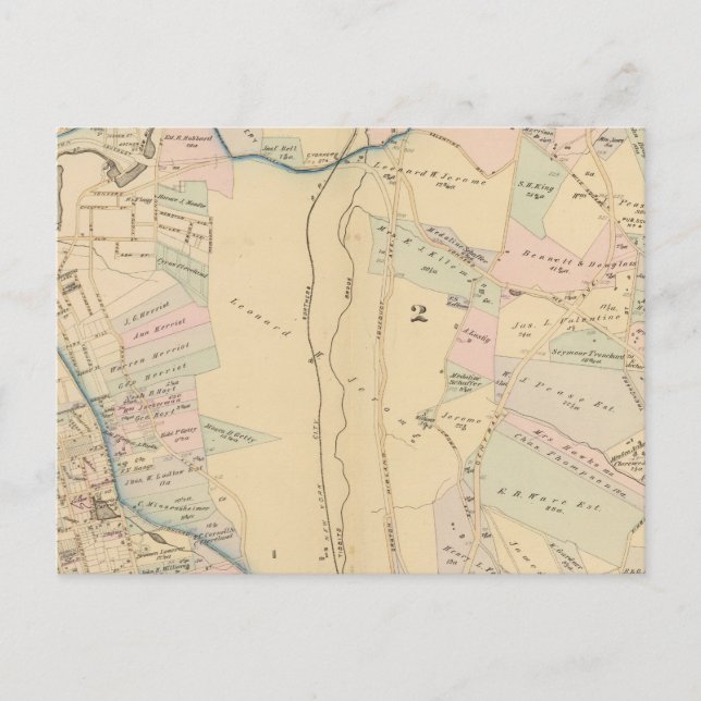 Yonkers wards 1-4, New York Postcard (Front)