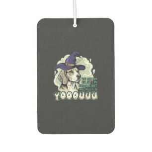 Yooouuu Ghosts Beagle Dog Purple Witch Hat Hallowe Air Freshener