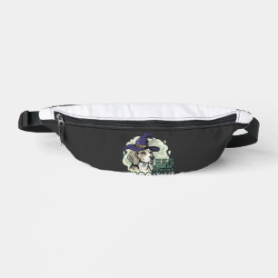 Yooouuu Ghosts Beagle Dog Purple Witch Hat Hallowe Fanny Pack