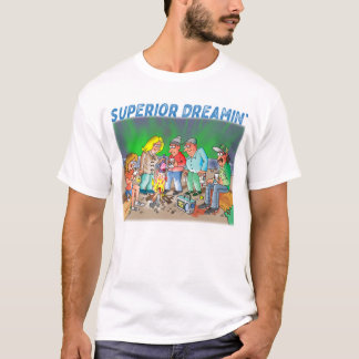 Yooper T-Shirt Avec Cartoon Lake Superior