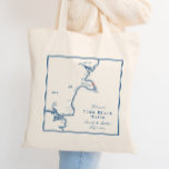 York Beach Maine Map Elegant Wedding Welcome Tote Bag<br><div class="desc">These York Beach map tote bags are perfect to welcome your coastal Maine destination wedding guests with welcome bag goodies, or customize them for your wedding party. The heart is over ViewPoint Hotel, but you can move the heart by clicking "Edit Using design tool" under "Personalize".Whether you're getting married at...</div>