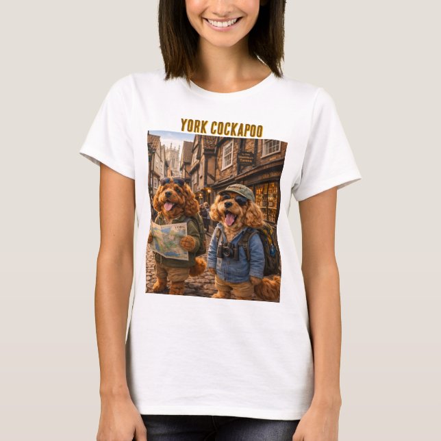 York Cockapoo T Shirt Gift (Front)