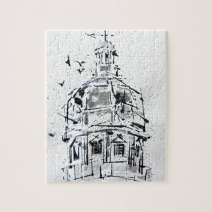 York County Courthouse Dome / Artist Larry Lerew Jigsaw Puzzle