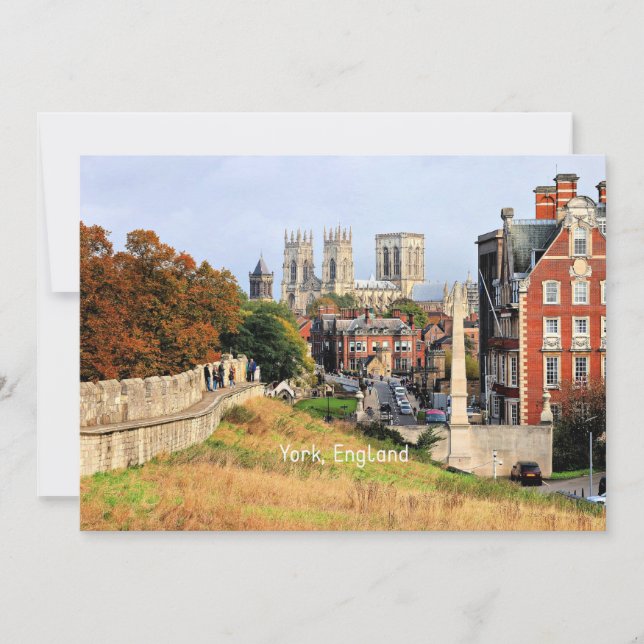 York, England scenic photograph Card (Front)