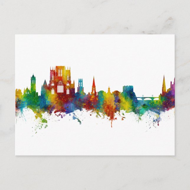 York England Skyline Postcard (Front)