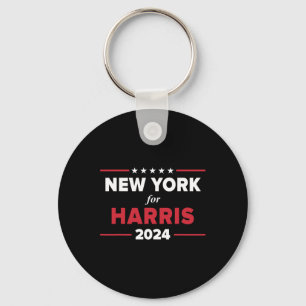York For Harris 2024 Kamala Harris For President Keychain