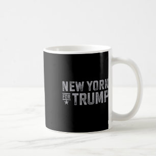 York For Trump 2024 New Yorkers Love Heart Trump  Coffee Mug