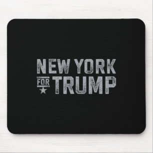 York For Trump 2024 New Yorkers Love Heart Trump  Mouse Pad