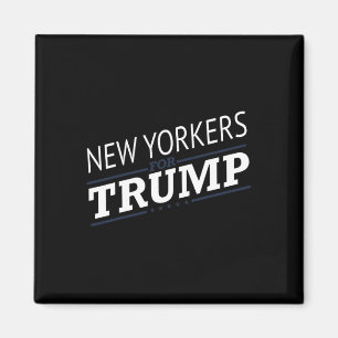 York For Trump 2024 - Second President Election  Magnet