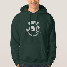 York Green Dragons Hooded Sweatshirt - Green